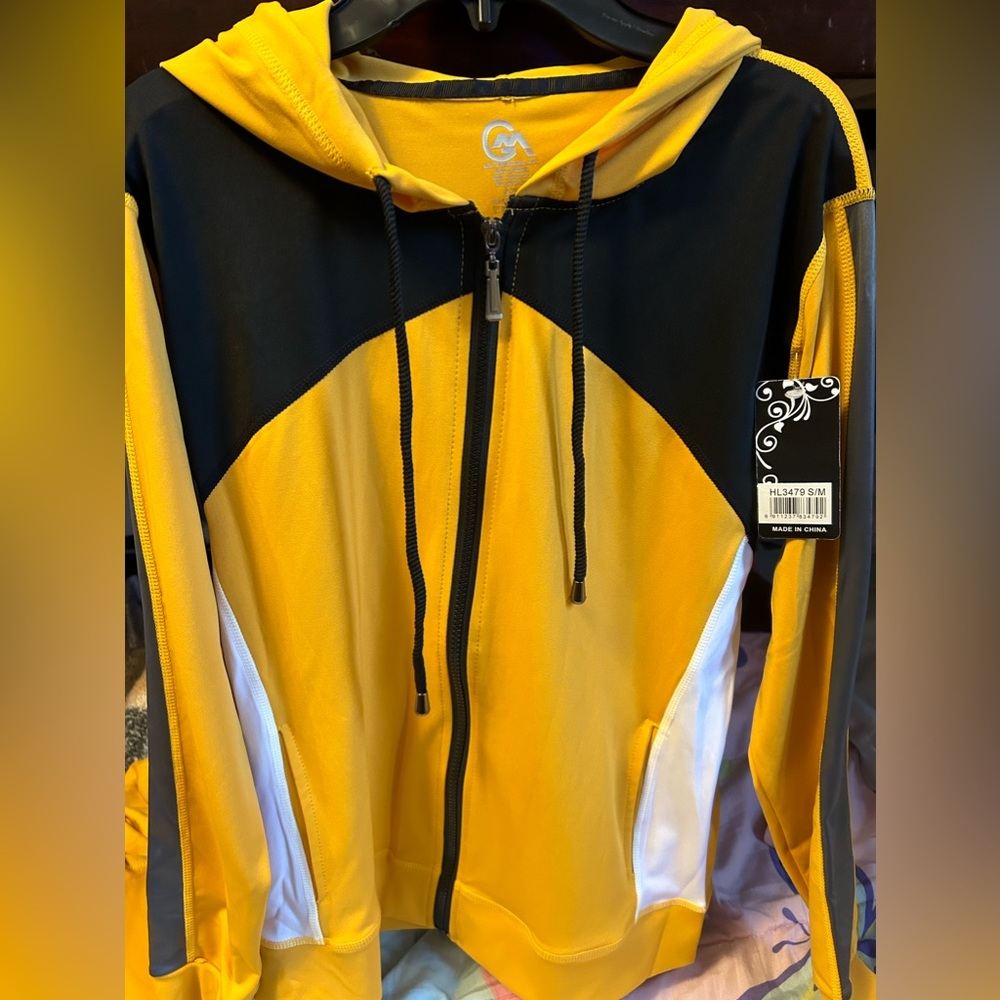 Mustard yellow tracksuit
